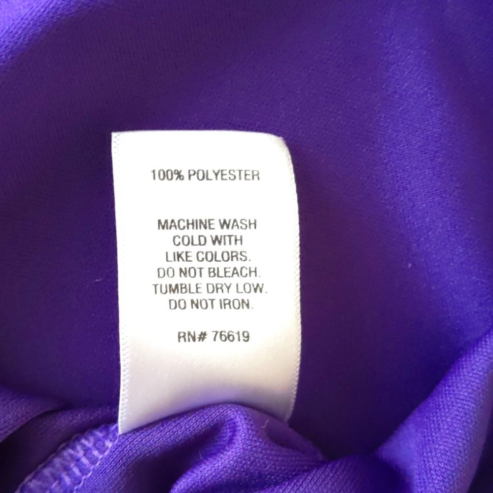 Womens Badger Sport Irish Lacrosse Dark Purple Long Sleeve Athletic Shirt Size S - Picture 6 of 6